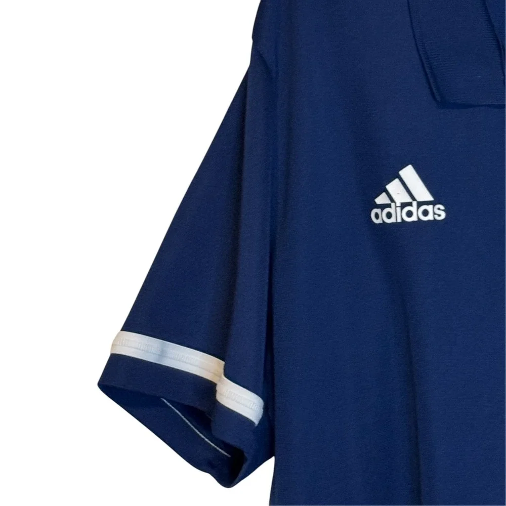 Adidas Mens Shirt Climacool Arizone Wildcats Team Short Sleeve Polo Navy Blue XL